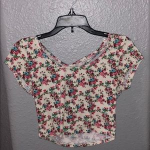 Floral crop top